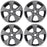 18” SET OF 4 NEW 18x7.5 GREY Wheels for TOYOTA CAMRY 2012-2014 OEM Design Replacement Rim