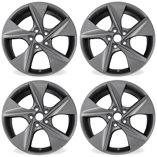 18” SET OF 4 NEW 18x7.5 Charcoal Wheels for TOYOTA CAMRY 2012-2014 OEM Design Replacement Rim