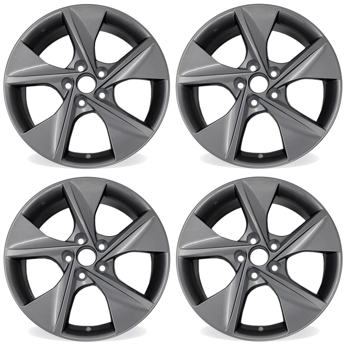 18” SET OF 4 NEW 18x7.5 GREY Wheels for TOYOTA CAMRY 2012-2014 OEM Design Replacement Rim