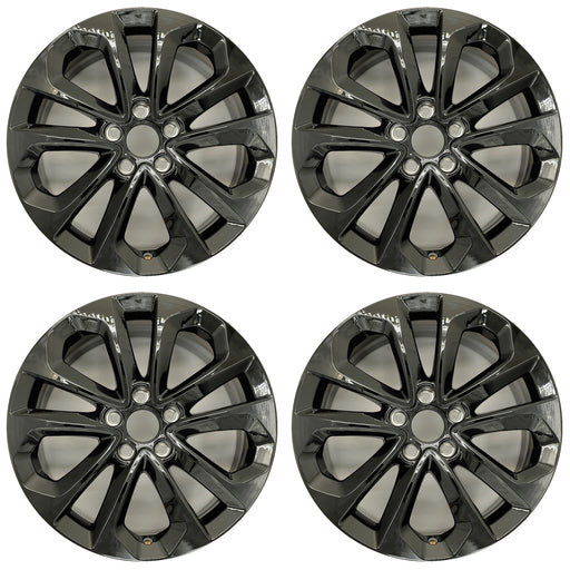 For Honda Accord OEM Design Wheel 18" 18x8 2013-2015 GLOSS BLACK Set of 4 Replacement Rim