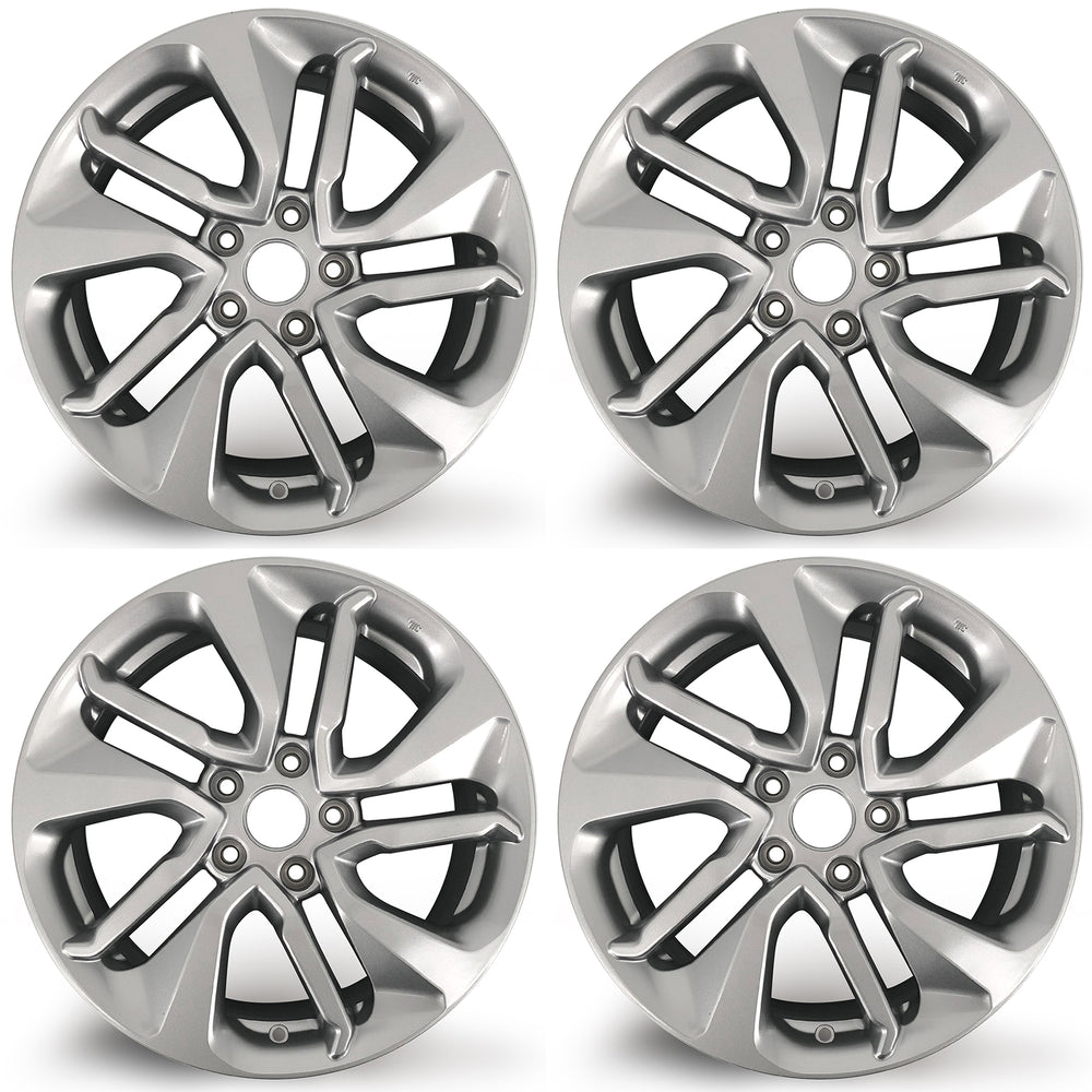 SET OF 4 17" 17x7.5 Alloy Wheels For HONDA ACCORD 2018-2020 SILVER OEM Quality Replacement Rim