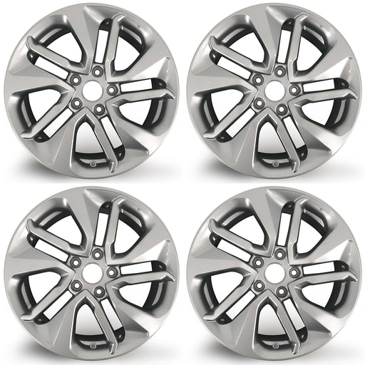 SET OF 4 17" 17x7.5 Alloy Wheels For HONDA ACCORD 2018-2020 SILVER OEM Quality Replacement Rim
