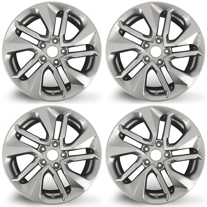 SET OF 4 17" 17x7.5 Alloy Wheels For HONDA ACCORD 2018-2020 SILVER OEM Quality Replacement Rim