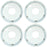 19.5" Set of 4 19.5x6 White Steel Wheels For ISUZU NPR NPR-HD NQR NRR 1995-2023 OEM Design Replacement Rim 8980939730