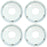 19.5" Set of 4 19.5x6 White Steel Wheels For ISUZU NPR NPR-HD NQR NRR 1995-2023 OEM Design Replacement Rim 8980939730