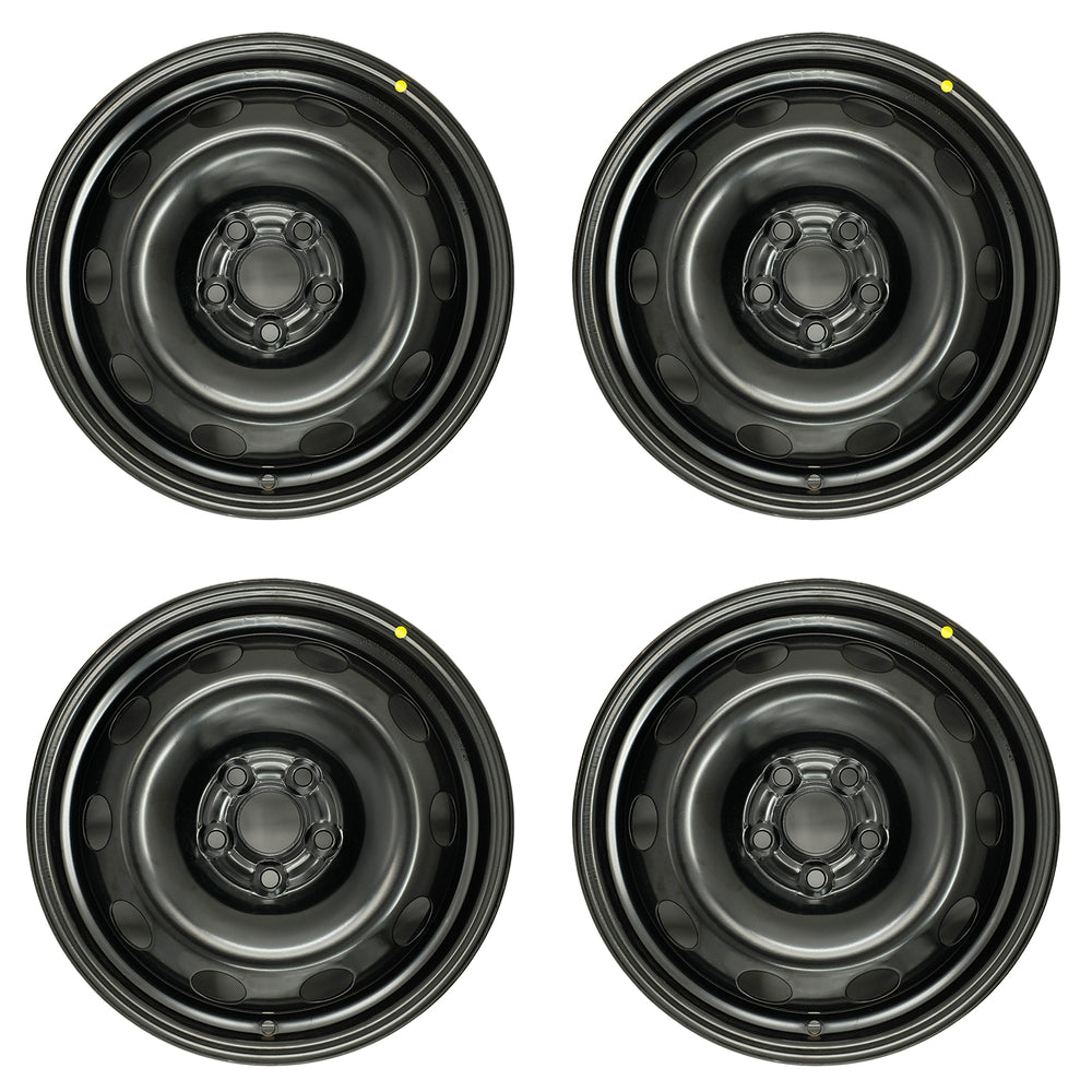 For Toyota Corolla OEM Design Steel Wheel 15" 15X6 2009-2020 Black Set of 4 Replacement Rim
