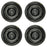 For Toyota Corolla OEM Design Steel Wheel 15" 15X6 2009-2020 Black Set of 4 Replacement Rim