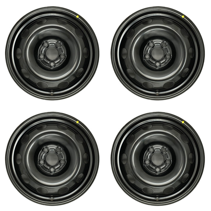 For Toyota Corolla OEM Design Steel Wheel 15" 15X6 2009-2020 Black Set of 4 Replacement Rim