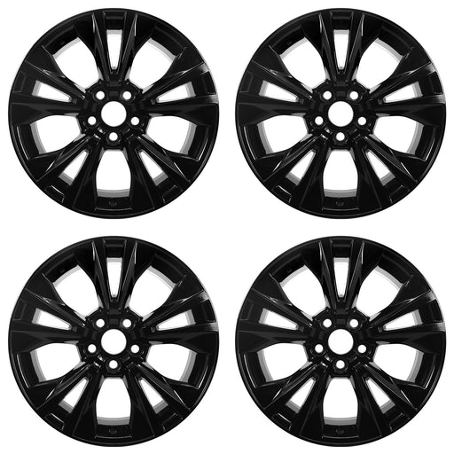 For Toyota Hinghlander OEM Design Wheel 18" 18x7.5 2014-2019 Gloss Black Set of 4 Replacement Rim