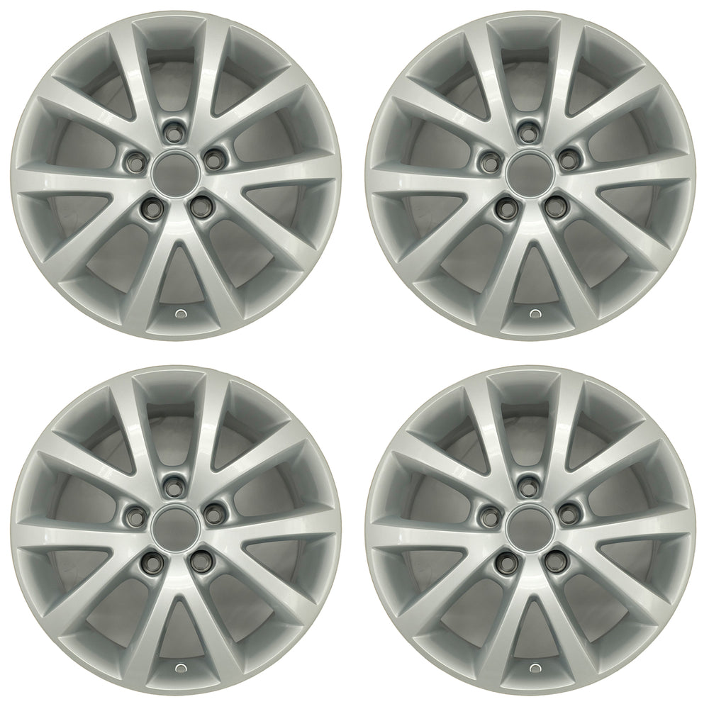 For Volkswagen Jetta OEM Design Wheel 16" 16x6.5 2010-2018 Silver Set of 4 Replacement Rim