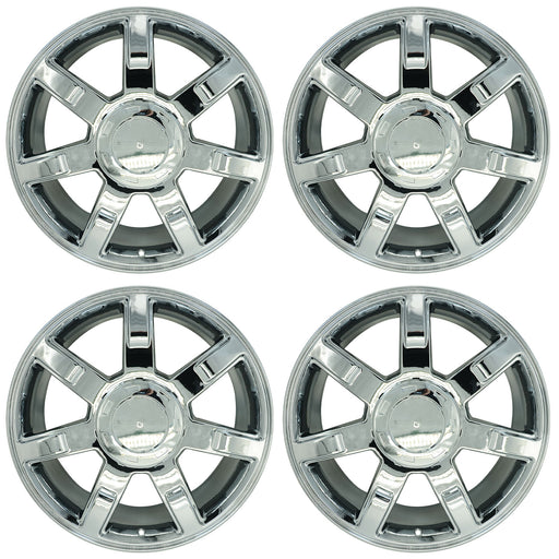 22" Set of 4 Brand New 22x9 Chrome Alloy Wheels for 2007-2014 Cadillac Escalade ESV EXT OEM Quality Replacement Rim