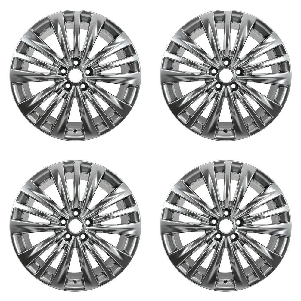 For Toyota Highlander OEM Design Wheel 20" 20X8 2020-2025 Hyper Silver Set of 4 Replacement Rim