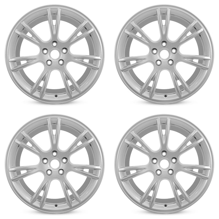 For Tesla Model 3 Model Y OEM Design Wheel 19" 19x9.5 2017-2023 Silver Set of 4 Replacement Rim