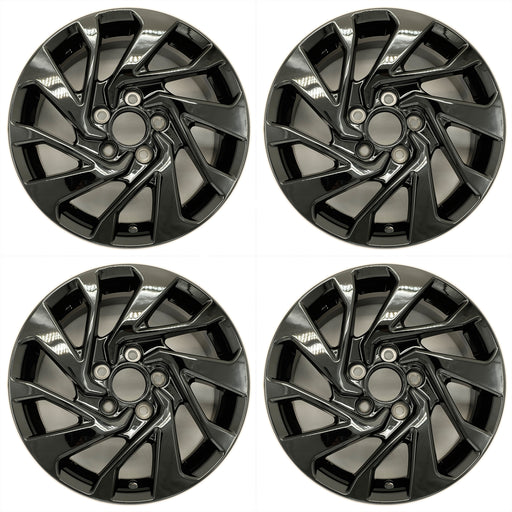 For Honda Civic OEM Design Wheel 16" 16X7 2016-2021 GLOSS BLACK Set of 4 Replacement Rim