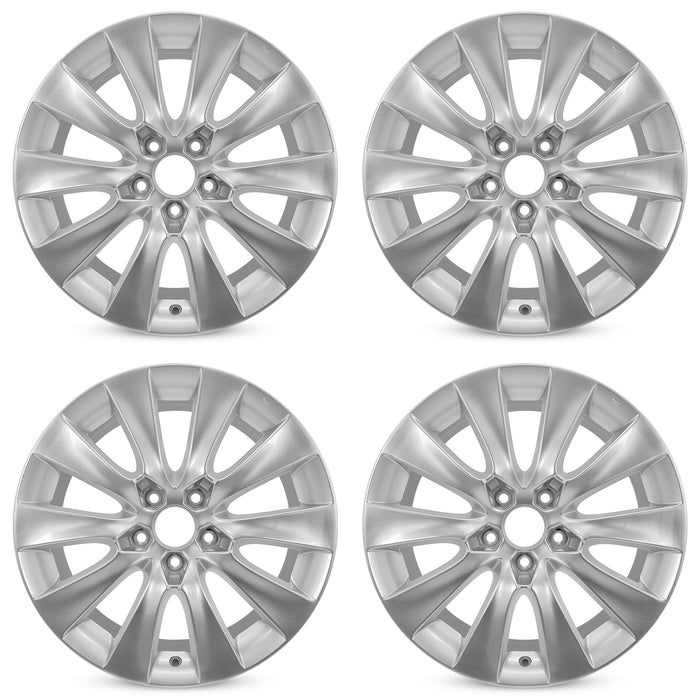 For Honda Accord OEM Design Wheel 18" 18x8 2008-2010 Silver Set of 4 Replacement Rim
