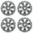 22" 22x9 Set of 4 Brand New Alloy Wheel for 2014-2020 Cadillac Escalade Chevy Silverado Suburban Tahoe GMC Yukon Sierra 1500 OEM Quality Replacement Rim