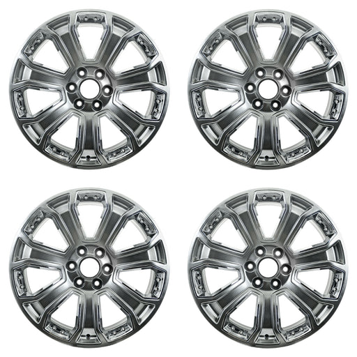 22" 22x9 Set of 4 Brand New Alloy Wheel for 2014-2020 Cadillac Escalade Chevy Silverado Suburban Tahoe GMC Yukon Sierra 1500 OEM Quality Replacement Rim