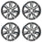 For Cadillac Escalade ESV OEM Design Wheel 22" 2015-2017 Machined Grey Set of 4 Replacement Rim