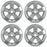 For Chevrolet Malibu Limited OEM Design Wheel 16" 16x7.5 2013-2016 Silver Set of 4 Replacement Rim