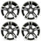 For BMW 3 Series 4 Series OEM Design Wheel 18" 18x8 Machined Grey 2012-2020 Set of 4 Replacement Rim