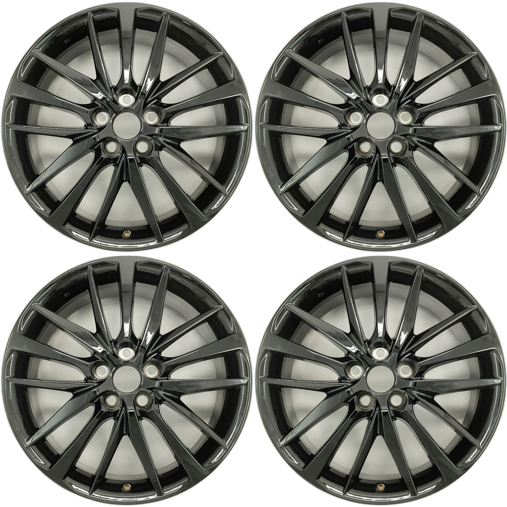 For Toyota Camry OEM Design Wheel 19" 19x8 2018-2023 Black Set of 4 Replacement Rim 4261106J70