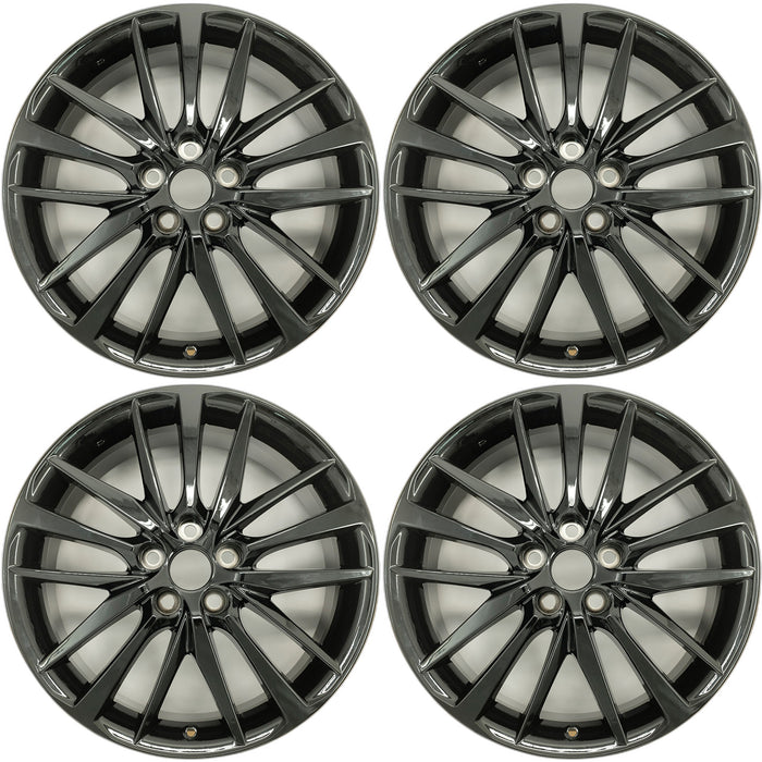 For Toyota Camry OEM Design Wheel 19" 19x8 2018-2023 Black Set of 4 Replacement Rim 4261106J70