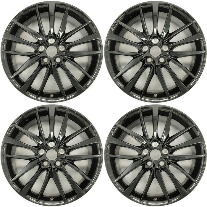 For Toyota Camry OEM Design Wheel 19" 19x8 2018-2023 Black Set of 4 Replacement Rim 4261106J70