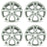 For Hyundai Sonata OEM Design Wheel 17" 17x6.5 2011-2013 Silver Set of 4 Replacement Rim