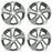 18” SET OF 4 18x7 MACHINED DARK GREY Wheel for TOYOTA RAV4 2021 2022 OEM Design Replacement Rim