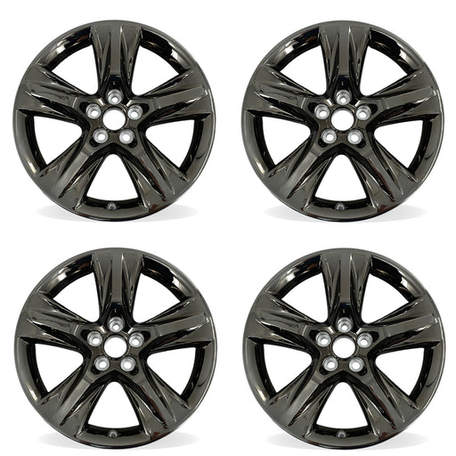 SET OF 4 NEW 19" Dark Chrome Wheels for 2017-2019 Toyota Highlander OEM Style Factory Alloy Rim
