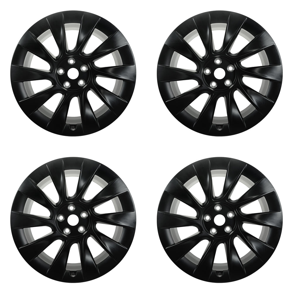 For Tesla Model Y OEM Design Wheel 20" 20x9.5 2020-2023 Black Set of 4 Replacement Rim