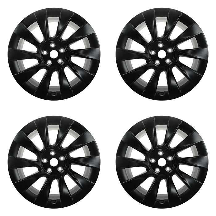 For Tesla Model Y OEM Design Wheel 20" 20x9.5 2020-2023 Black Set of 4 Replacement Rim