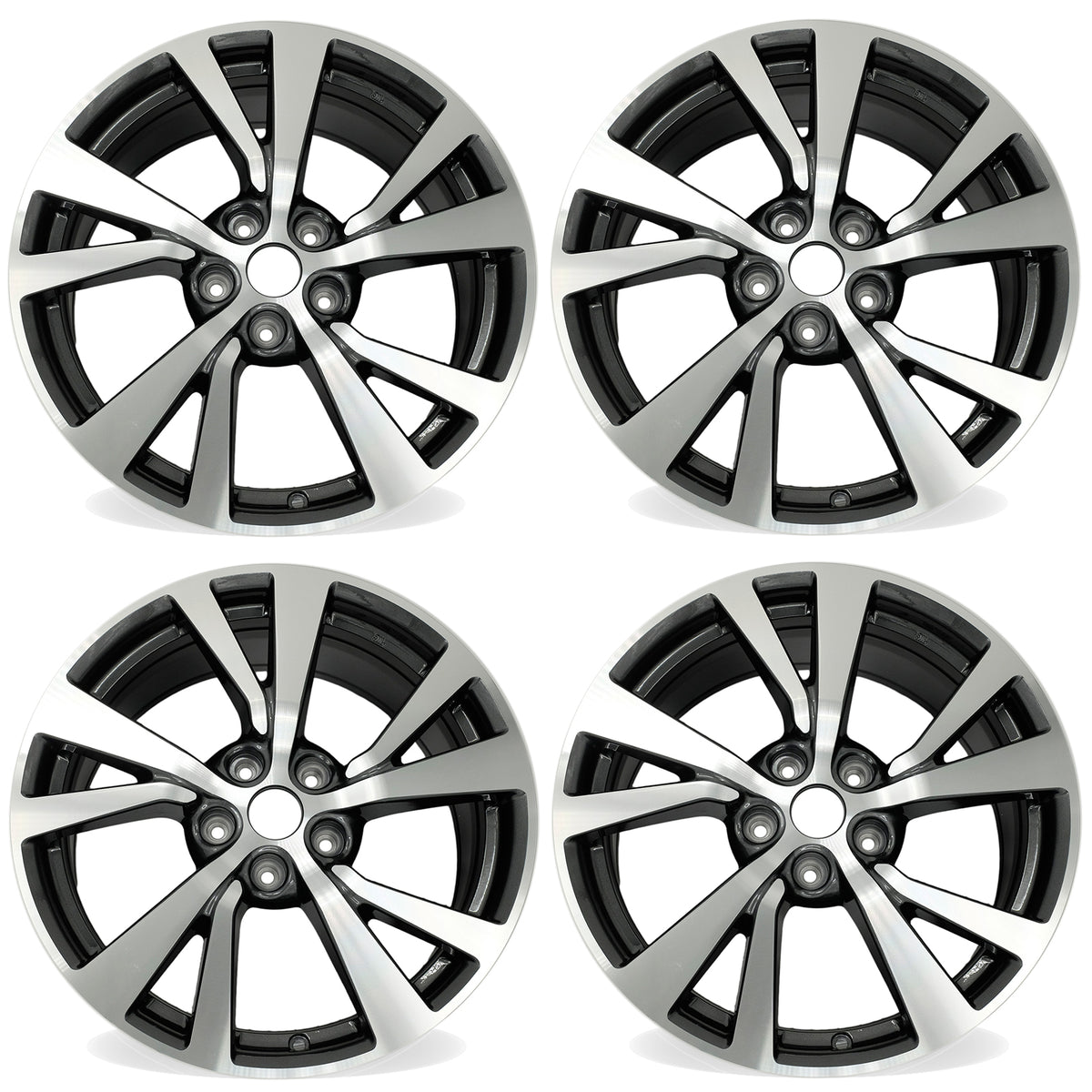 18” SET OF 4 18x8.5 MACHINED GREY Wheel for NISSAN MAXIMA 2016-2018 OEM ...