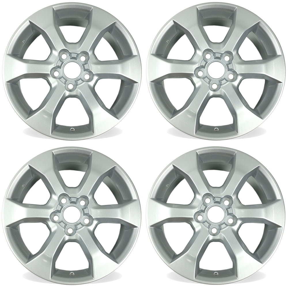 17” SET OF 4 17x7 SILVER Wheel for TOYOTA RAV4 2009-2014 OEM Design Replacement Rim