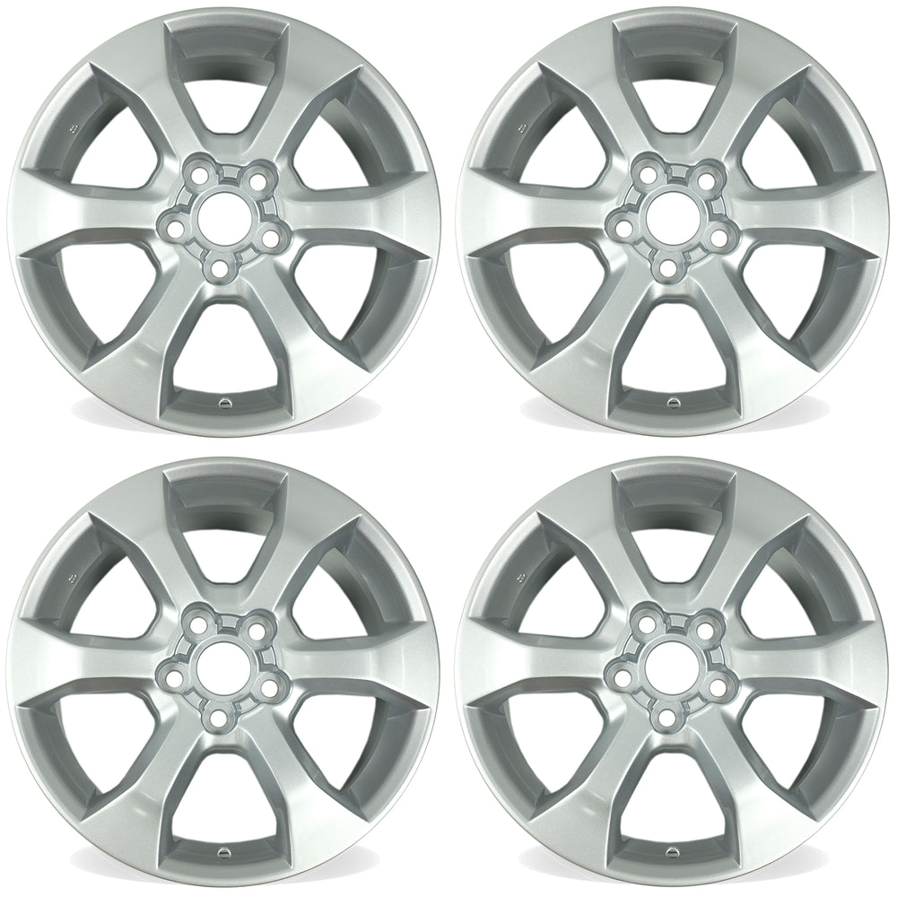 17” SET OF 4 17x7 SILVER Wheel for TOYOTA RAV4 2009-2014 OEM Design Replacement Rim