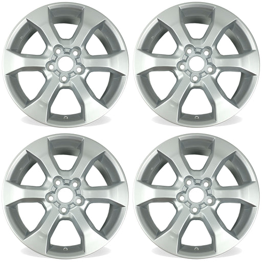 17” SET OF 4 17x7 SILVER Wheel for TOYOTA RAV4 2009-2014 OEM Design Replacement Rim