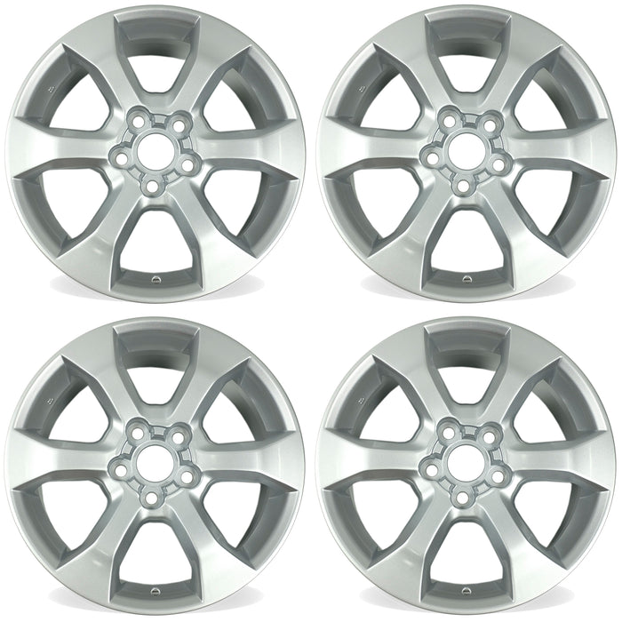 17” SET OF 4 17x7 SILVER Wheel for TOYOTA RAV4 2009-2014 OEM Design Replacement Rim
