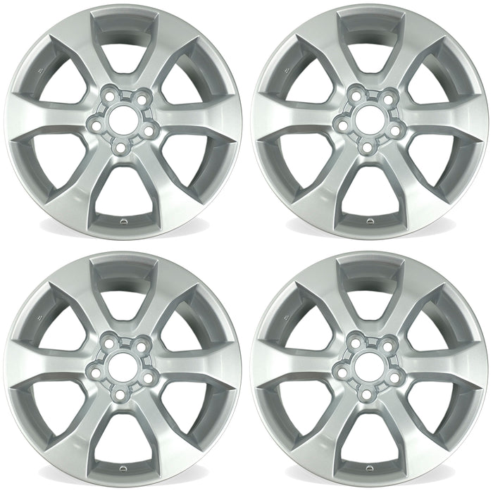 17” SET OF 4 17x7 SILVER Wheel for TOYOTA RAV4 2009-2014 OEM Design Replacement Rim