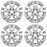 For Toyota RAV4 OEM Design Wheel 18" 18x7.5 2013-2015 Silver Set of 4 Replacement Rim