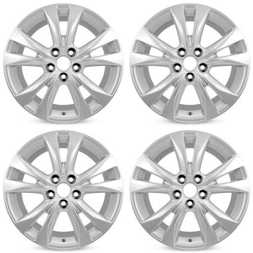 For Toyota RAV4 OEM Design Wheel 18" 18x7.5 2013-2015 Silver Set of 4 Replacement Rim