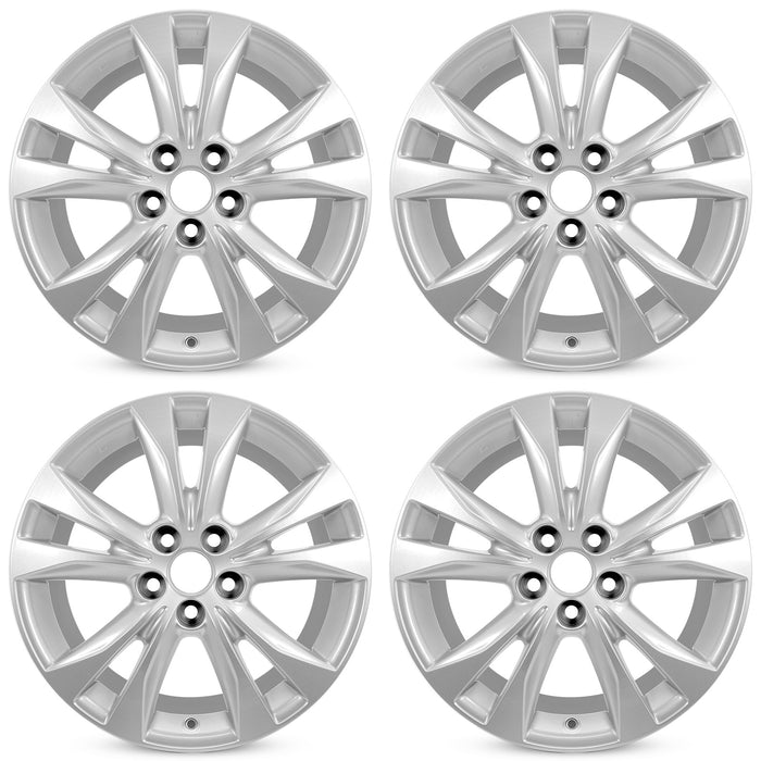 For Toyota RAV4 OEM Design Wheel 18" 18x7.5 2013-2015 Silver Set of 4 Replacement Rim