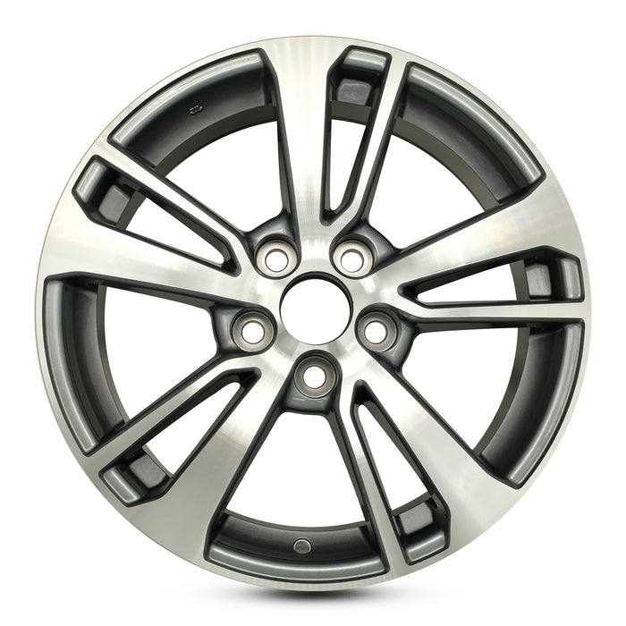 For Toyota RAV4 OEM Design Wheel 17” 17x7 2016-2018 Machined Grey Set of 4 Replacement Rim