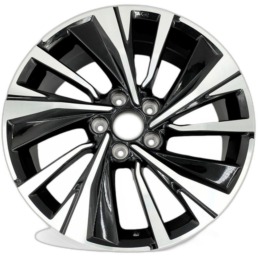 For Honda Accord OEM Design  Wheel 18" 18x8 2016-2017 Machined Black Single Replacement Rim