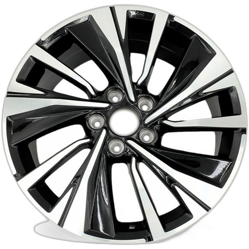 For Honda Accord OEM Design  Wheel 18" 18x8 2016-2017 Machined Black Single Replacement Rim