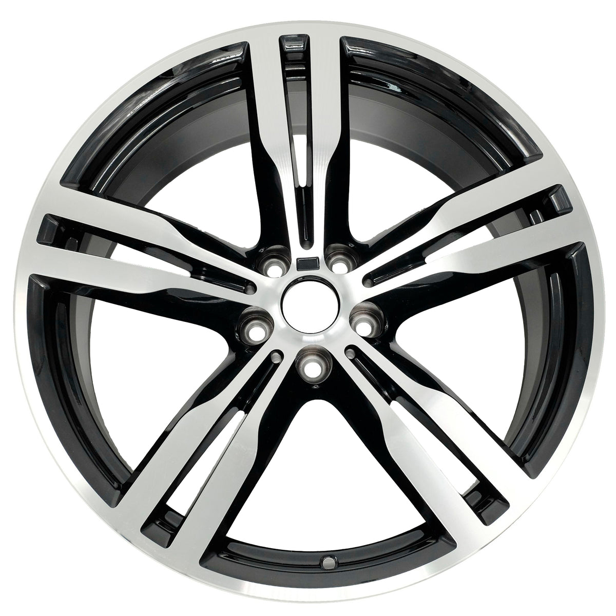20” NEW Single FRONT 20X8.5 Machined Black Wheel for BWM 6-Series 7-Se ...