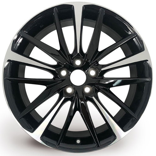 For Toyota Camry OEM Design Wheel 19" 19x8 2018-2024 Machined Black Single Replacement Rim