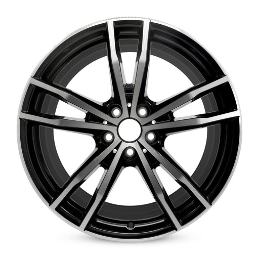 For FRONT BMW 2 Series, 3 Series & 4 Series OEM Design Wheel 19" 19x8 2019-2024 Machined Black Single Replacement Rim