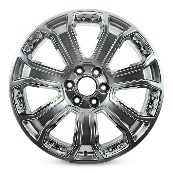 22" 22x9 Set of 4 Brand New Alloy Wheel for 2014-2020 Cadillac Escalade Chevy Silverado Suburban Tahoe GMC Yukon Sierra 1500 OEM Quality Replacement Rim