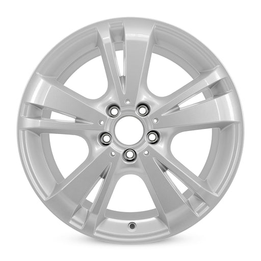 For FRONT Mercedes-Benz E300 E350 E400 E550 OEM Design Wheel 18" 18x8.5 2012-2013 Silver Single Replacement Rim
