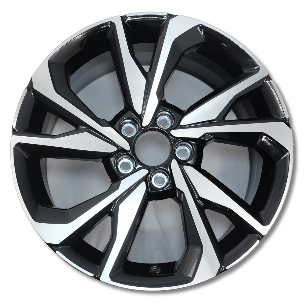 For Honda Civivc OEM Design Wheel 18" 2017-2021 Machined Black Single Replacement Rim 42700TBFA91